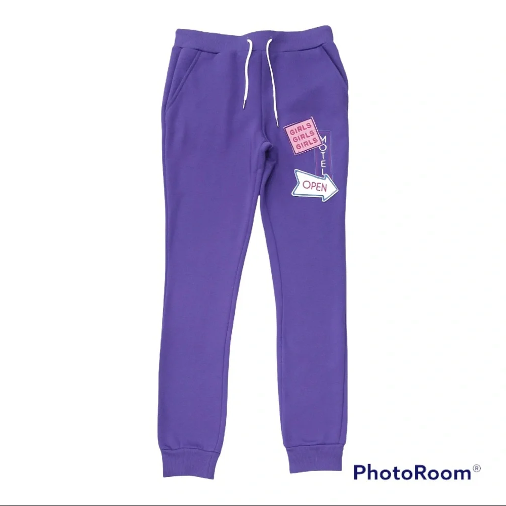 PREMIUM GARAGE
MODERN Men’s sweatpants Jogger Color Ultra Violet - Picture 1 of 4